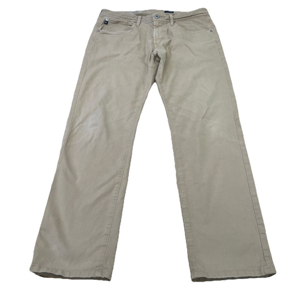 AG Adriano Goldschmied The Matchbox Slim Straight Pants Mens 34X30 Chino Casual